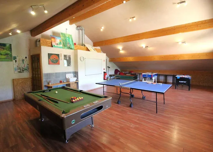 Ecogite Saint-prayel A Moyenmoutier, De Groupe Avec Piscine, Sauna, Jeux Prázdninový dům